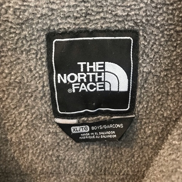 North Face Grey Fleece Zip-Up - Picture 4 of 6